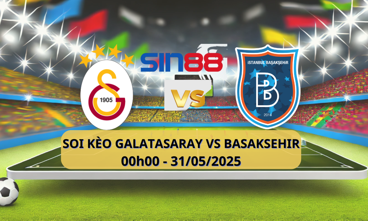 Áp phích trận đấu Esportes Galatasaray vs Başakşehir