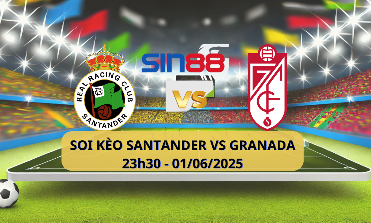 Áp phích trận đấu Esportes Racing Santander vs Granada CF